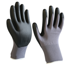 Polyester Nylon Industrial Work Skid proof Coated Nitrile Foam Gloves Duantes De Nitrilo